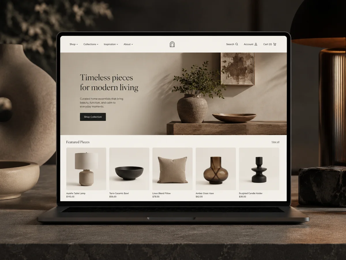 A modern online store